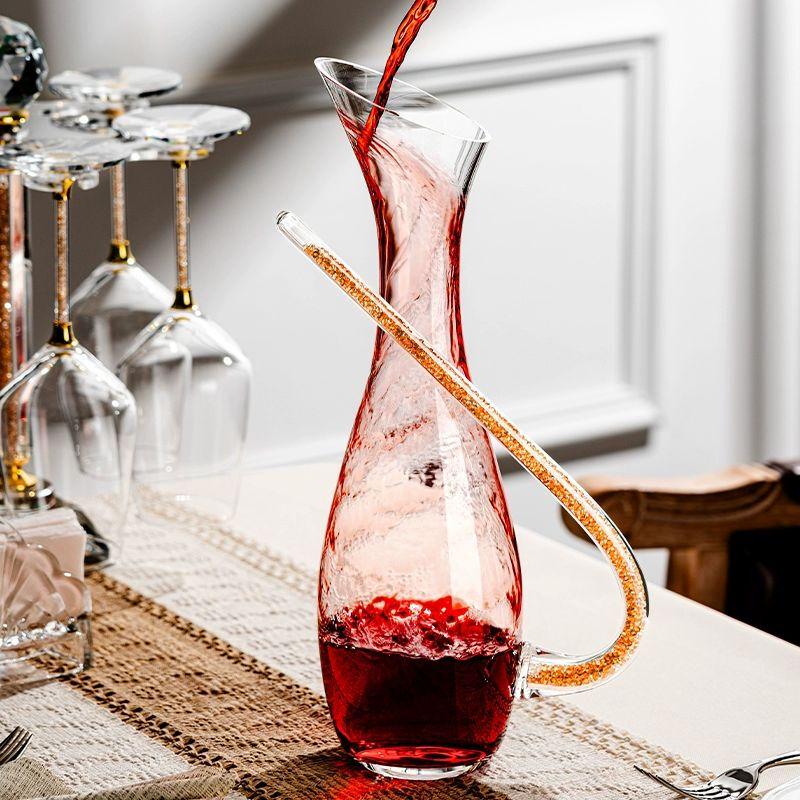 Luxury Crystal Wine Decanter & Goblet Set