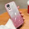 KEYSION Luxury Plating Glitter Phone Case for Redmi Note 11 Pro 11S 5G 11 Pro+ 5G Transparent Soft TPU Shockproof Cover