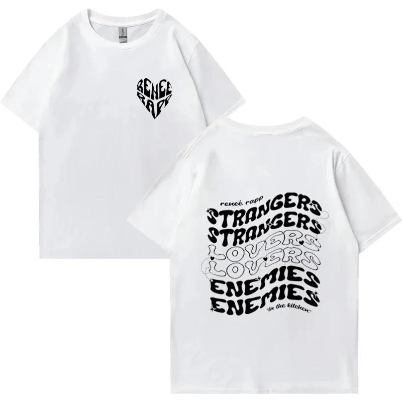 

Горячая певица Рене Рэпп Love Graphics футболка унисекс унисекс Y2k винтажные футболки большого размера с коротким рукавом унисекс смешная популярная футболка XL