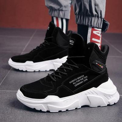 Chaussures Montantes Chunky Chaudes Hiver Automne Homme Baskets à Semelle en Caoutchouc Espadrilles Homme Baskets Super Cool