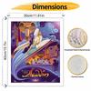 Disney Aladdin movie oil paint by numbers painting kit handmade diy home decor gifts wall art canvas picture for bedroom living room