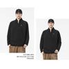 Amerikanischer Vintage Halbzip Stehkragen Herren Langarm Lockerer Pullover Sweatshirt