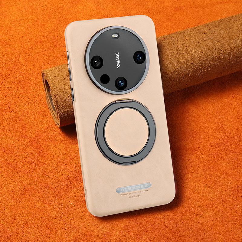 Magnetic Attachment for Huawei Mate70pro Phone Case Stand, Full Package Anti-drop M60pro Leather Case for 70ultra