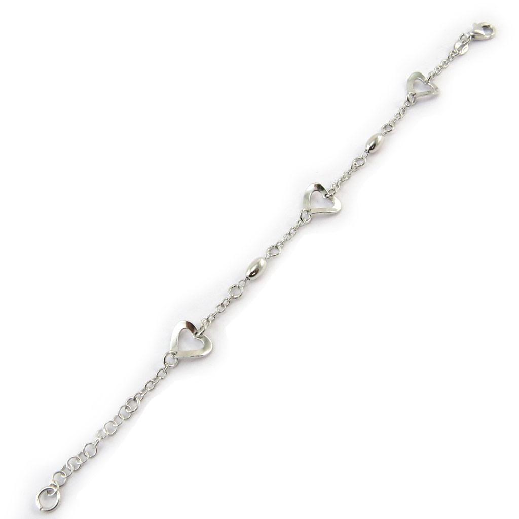 Les Trésors De Lily [N3772] - Silver Bracelet 'Love'