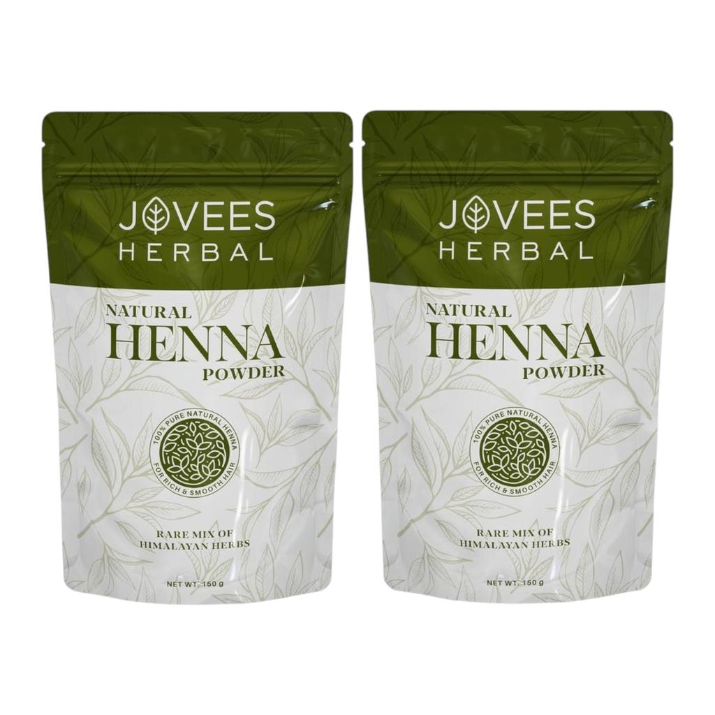 Jovees Herbal Mehandi Henna Powder With Amla Shikakai Brahmi For Hair Conditioning Repair Hair Fall Control 150g Pack Of 2