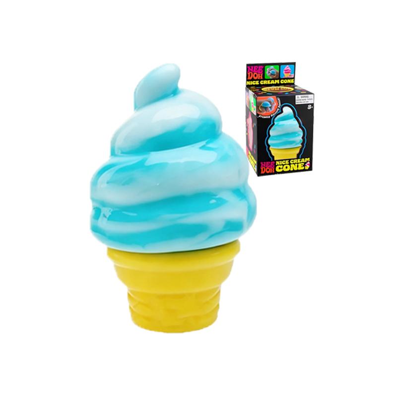 New Modelneedoh Nice Cream Cone Colorful Ice Cream Shaped Sensory Stress Reliever Fidget Toys Anxiety & Focus For Adults Gifts