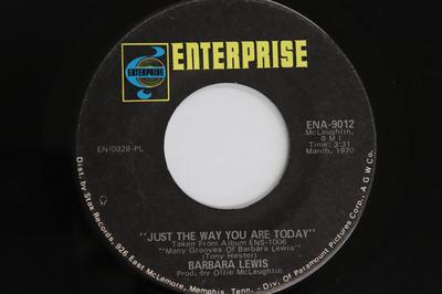 7inch Record BARBARA LEWIS - Just The Way You Are Today / You Ma ENA9012 ENTERPRISE 1970 US Soul/Funk Used