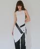 MILLO WOMEN Ruffle Sleeveless Top [Ivory]