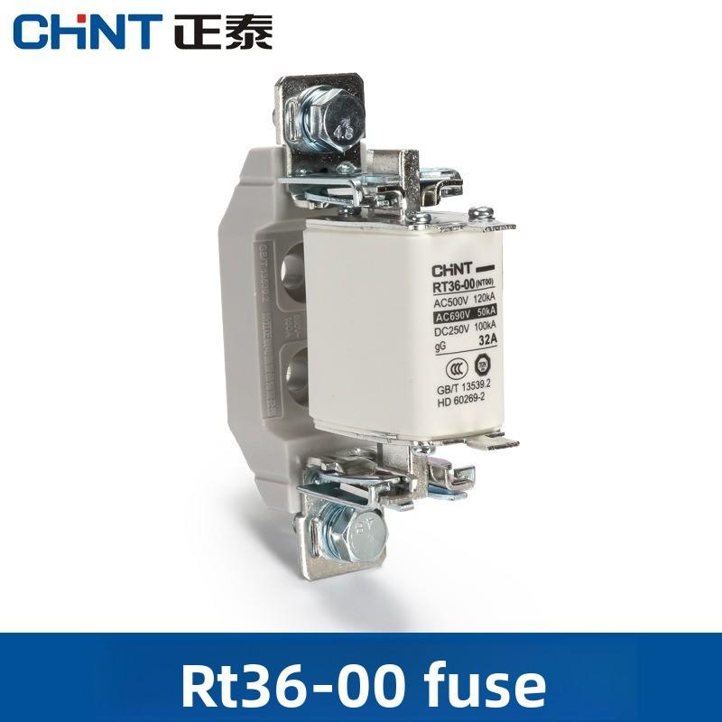 CHINT Fuse Core RT36-00 20A 25A 32A 40A 50A 63A 80A 100A 125A 160A 200A 250A 300A Ceramic Fuse Link RT36-2 RT36-1 RT36-3