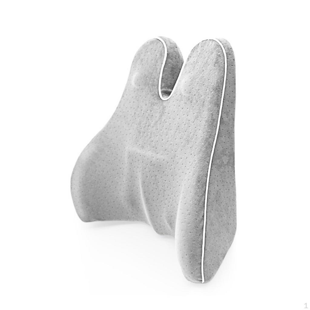 TwoWing Backrest Memory Foam Support Cushion Strapless Pillow for Office Workers, Students,