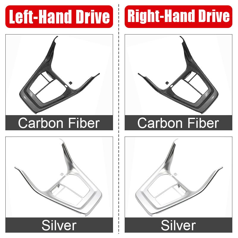 For Toyota RAV4 XA50      2024 Hybrid ABS Carbon Car Internal Gear Shift Box Panel Cover Trim Frame Sticker