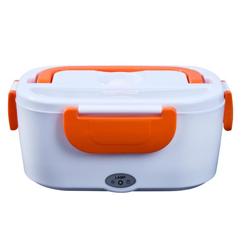 Portable Rechargeable Electric Lunch Box for Car and Home - Self-Heating, Insulated Food Warmer
