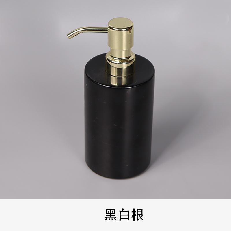 Marble Bathroom Supplies Home Bathroom 3 Piece Set Hand Sanitizer Bottle Round Lotion Bottle Storage Tray Aromatherapy Bottle