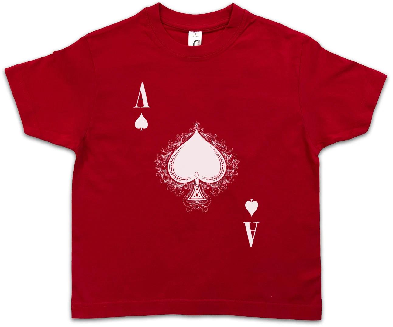 ACE OF SPADES IV Kids Boys kids boys T-Shirt Spade Ace Poker Card Casino Royal Hold em 130