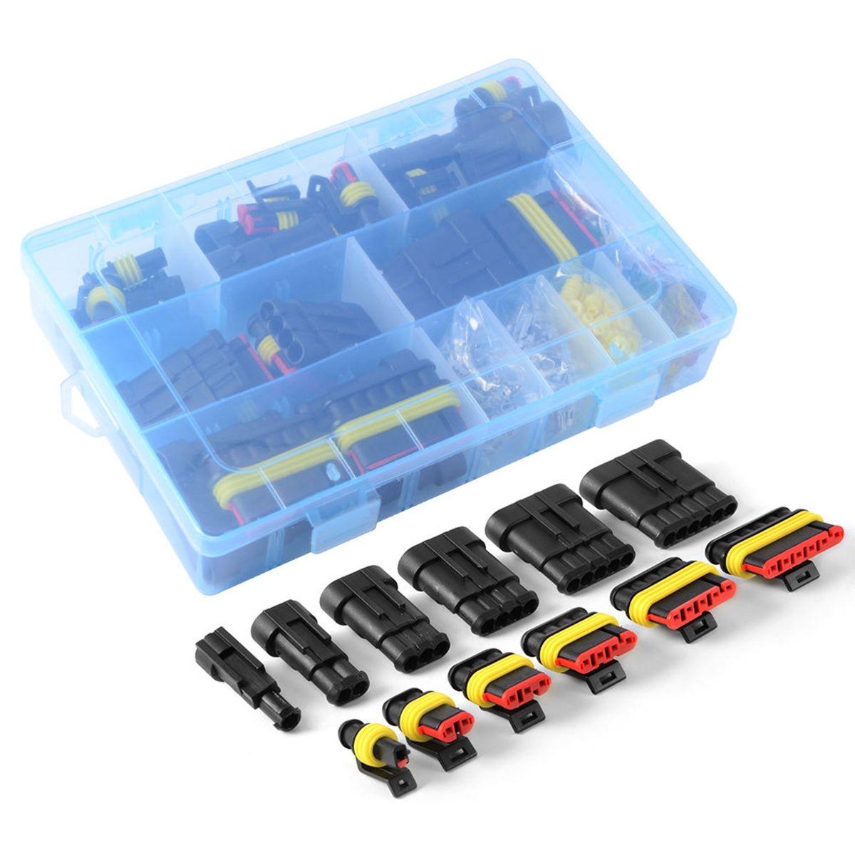 1 6 Pin Way Waterproof Car Electrical Wire Connectors Plug Terminal Fuse Case Kit