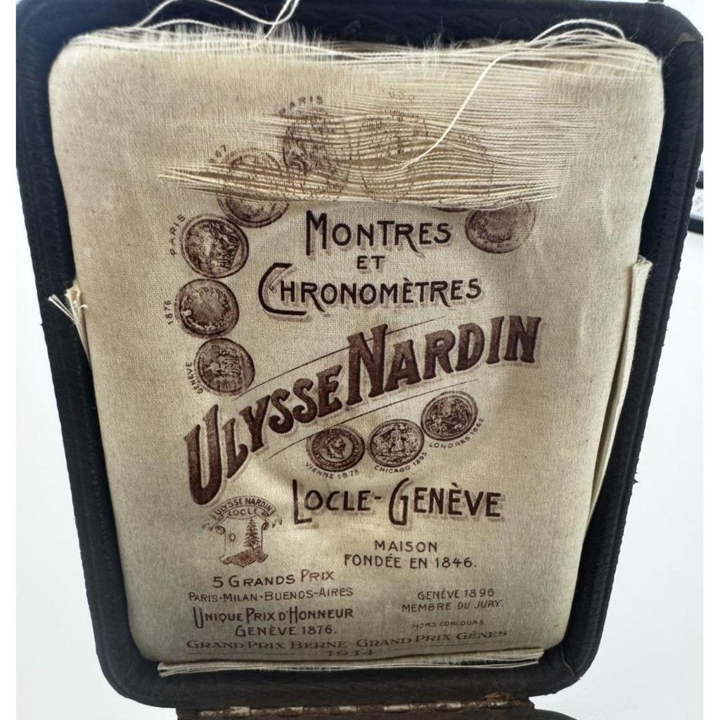 Used [Working item] ULYSSE NARDIN Ulysse Nardin pocket watch Smoseco manual winding