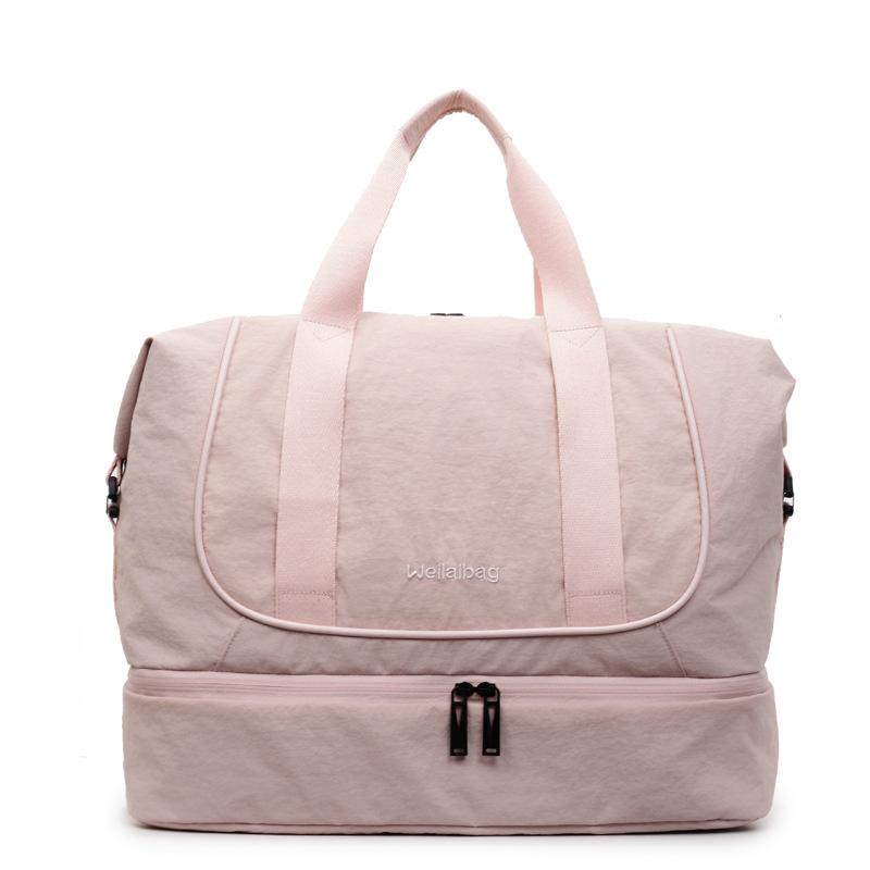 Travel Bag Large Capacity Shoulder Sports Fitness Bag Separation Shoes Bags Storage Storage Bag Dry Wet Separation