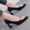  sapatos femininas women cool beige high quality office work bow tie slip on shoes lady black spring work pumps ab698