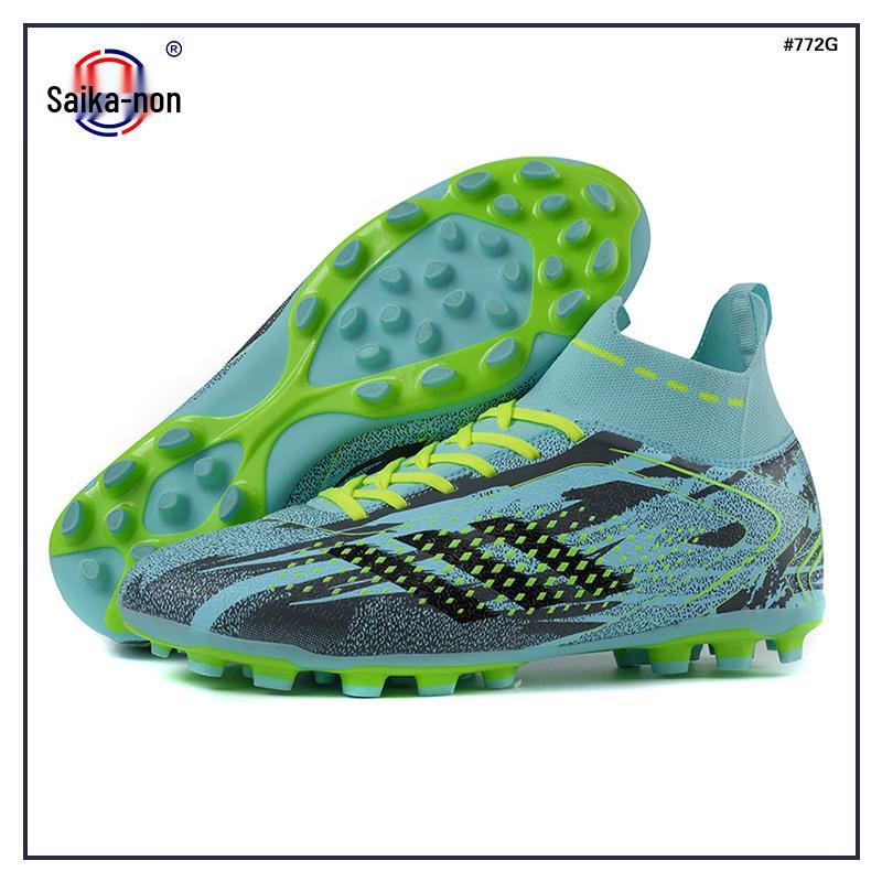 

Saikalong Unisex High-Top AG Soccer Cleats 38