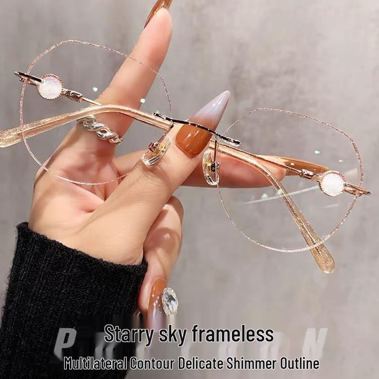 Diamond-Cut Women's Reading Glasses: Customizable Prescription, Blue Light Blocking, Anti-Aging, High-Definition, Fashionable Presbyopia Glasses.
