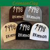 Autumn Winter Knitted Hat With 1998 Rkiemo Letter Pattern For Streetwear And Warmth
