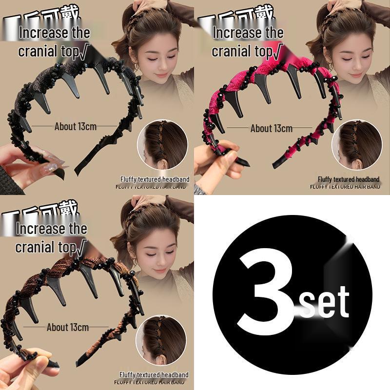 2025 Women's Luxury Pearl Skull Headband: Stylish Fashion Accessory for Face Washing