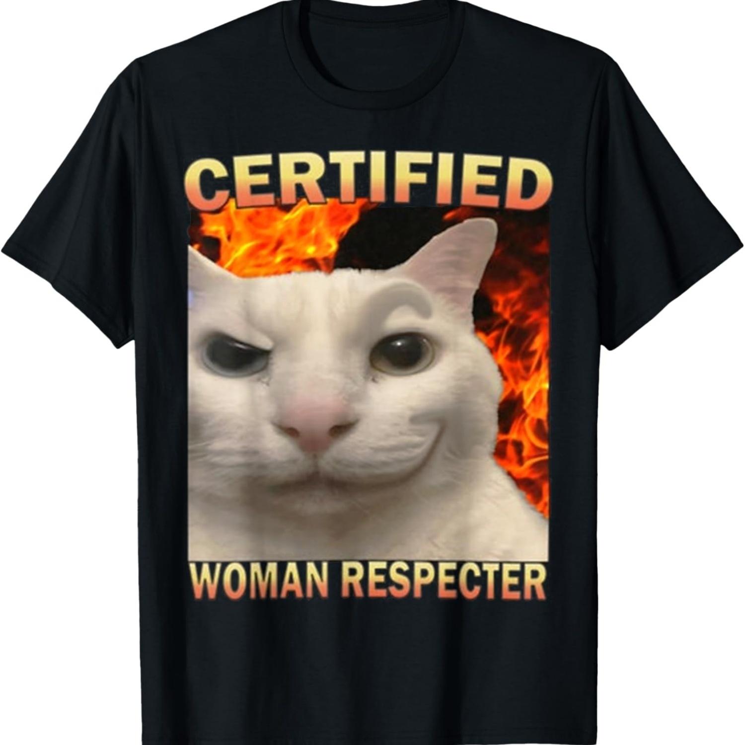 & Cat FUNNY Meme Cute T-Shirt XXXXL