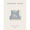 Insbobo Girls' Sweater Autumn Style Knitted Vest for Little Girls, Stylish Autumn Top for Babies, Children's Clothing