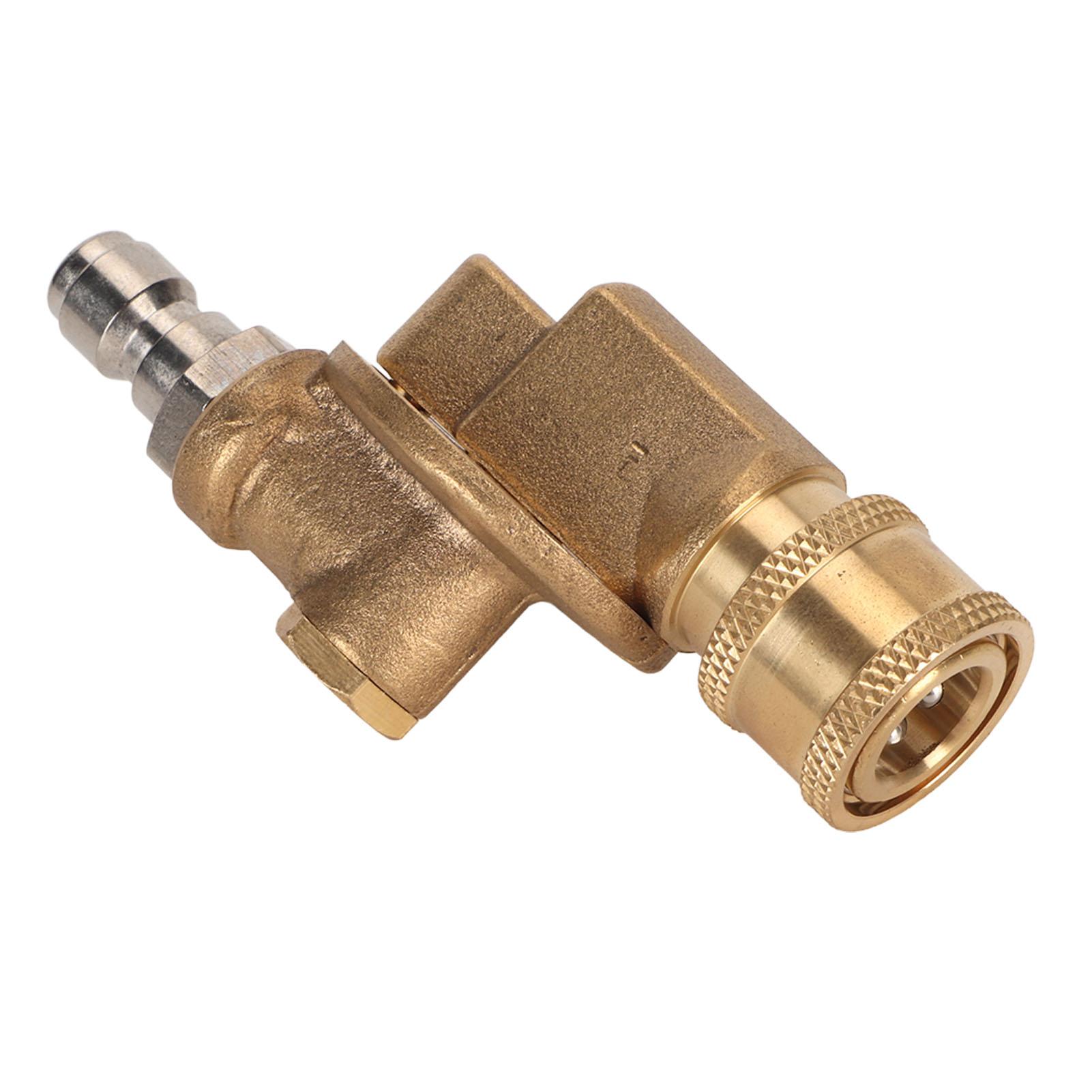 

Quick Connecting Pivoting Coupler Attachment 1Celsius4in for Pressure Washer Nozzle 4500psi Garden Supplies