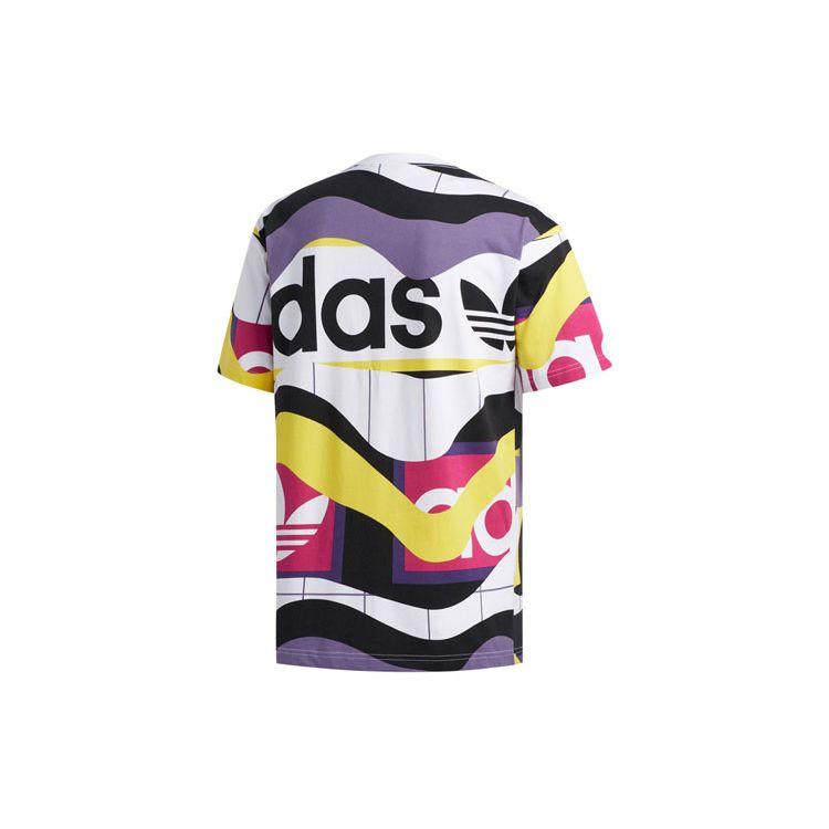 Adidas Originals Trefoil Casual Sport Round Neck Short Sleeve T-Shirt Men Tops White FM1553