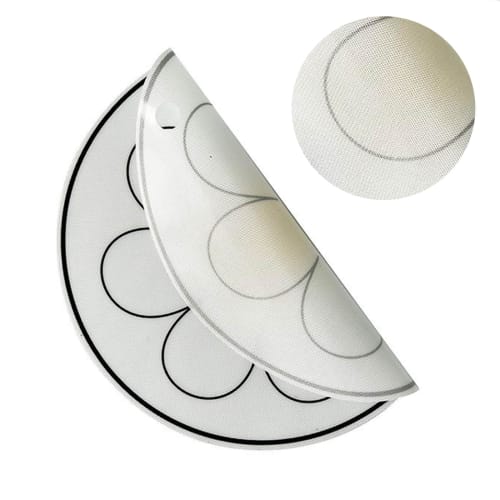 Set of 2 Induction Cooking Mats, Daisy Design, Silicone, Insulating, Non-Slip, Prevents Burning, Stain-Resistant, Washable, Wear-Resistant, Oil-Resist