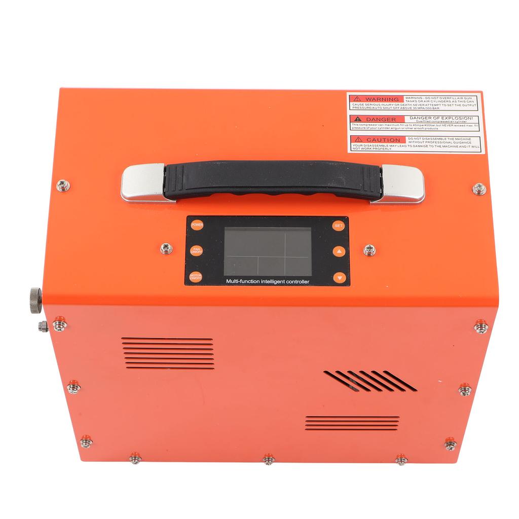 PCP Air Compressor Digital LCD High Pressure Auto Stop Air Inflation Pump for Scuba DC12V