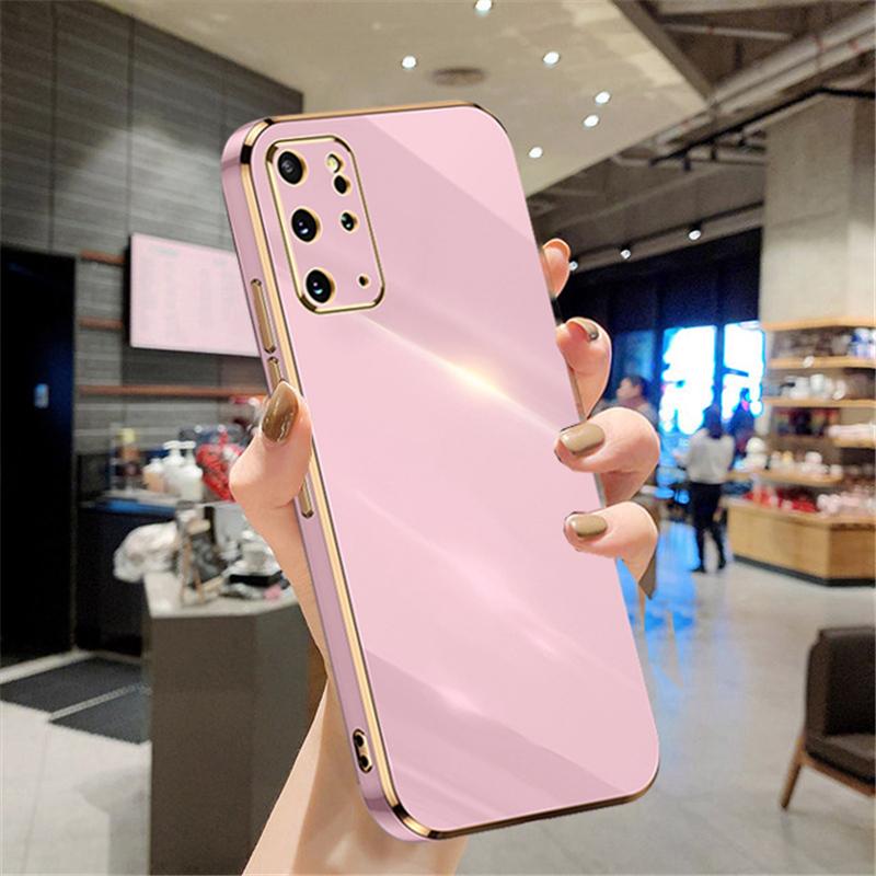 Solid Plating Lens Protection Case For Samsung Galaxy A53 A33 A73 A23 Xiaomi Redmi Note 11 10A 10C OPPO Realme C21Y A54 A94 iPhone 13 12 11 Pro Cover