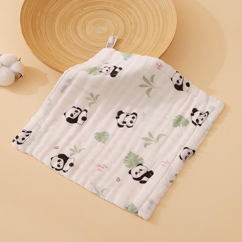 

Мягкая чистая хлопковая детская слюнявчик и салфетка - Абсорбирующее марлевое полотенце для детей 25x25cm