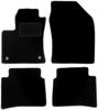 Black Velour Floor Mats For: Toyota Prius IV Hatchback (2017-)