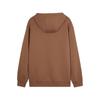 Skechers American Street Retro Sports Casual Warm Loose Comfortable Pullover Hoodie Men hoodies Caramel-Coffee L324U022-03F9