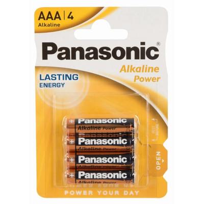 Panasonic - Super Alkaline Aaa Batteries 4 Pcs