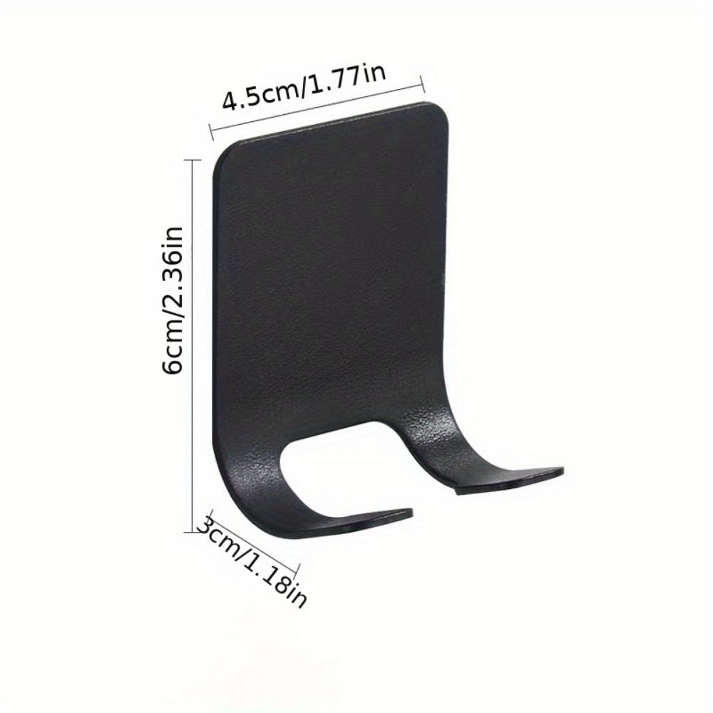 1/2/3PCS Razor Holder Bathroom Kitchen Storage Hook Self-adhesive Stainless Steel Wall Hanging Hook Towel Plug Storage Device