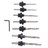 8 Teile/satz Kegel Senker Bit Schraube Set High Speed Stahl Holz Pilot Loch für Woods