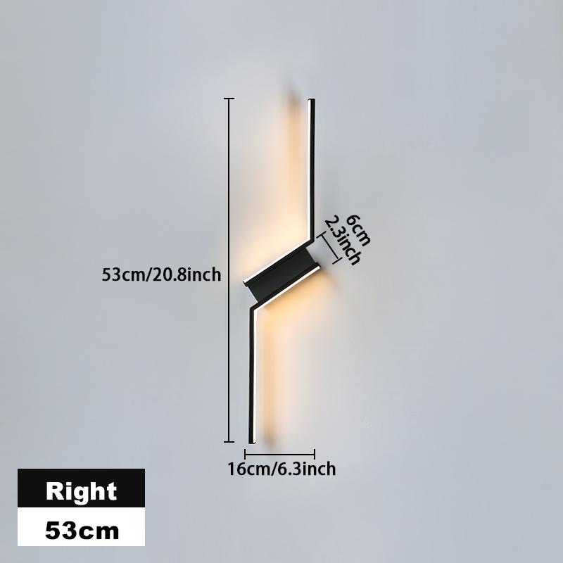Hockey Interior Wall Light Remote Control LED Wall Lamp Bedroom Decoration Modern Indoor Lighting Lamps 53CM 73CM 93CM LED Light