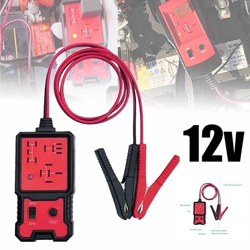 RUIZHI Automotive Relay Tester 12V Car Battery Checker Electronic Relay Analyzer Diagnostic Tool with Alligator Clips for Auto Repairing RUIZHI Automotive Relay Tester 12V Car Battery Checker Electronic Relay Analyzer Diagnostic Tool with Alligator Clips for Auto Repairing