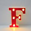Red LED Letter Light for Parties and Proposals
