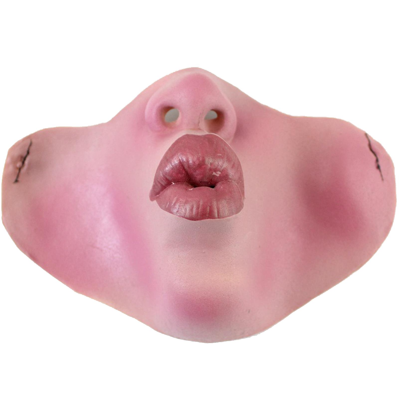 Halloween Masks Funny Comfortable Breathable Latex Adult Half Face Mask for Bar Dance Halloween Masks Latex Halloween Face Cover