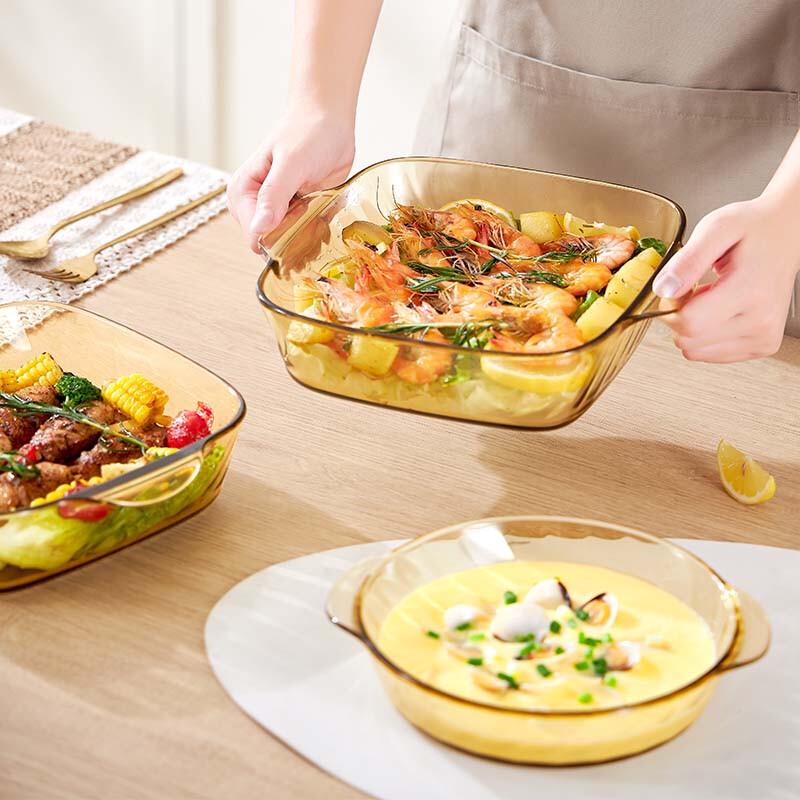 Klara Rectangular Glass Baking & Serving Dish