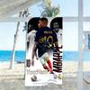Mbappe Personalisierter Name Strandtuch Super Weich & Saugfähig Perfekt für Reisen Yoga Camping und Schwimmen