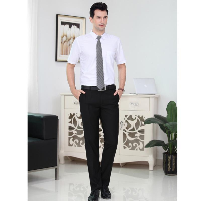 Damen Weiße Kurzarm Professionelle Bluse - Sommer 2023 Arbeitskleidung, Formell & Unisex-Design