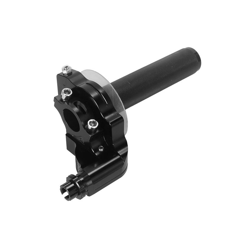 7/8" 22mm Aluminum Throttle Grip Twist Quick Action Gas Throttle Settle With Cable For Motorcycle Dirt Pit Bike 50cc 110cc 125cc