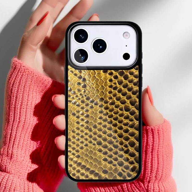 Cobra Python Snake Skin Phone Case for iPhone 17 16 15 14 13 Pro Max Back Cover for 12 11 Pro Coque