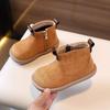 2025 retro short boots autumn and winter new velvet British style baby Martin boots versatile casual boys boots two cotton