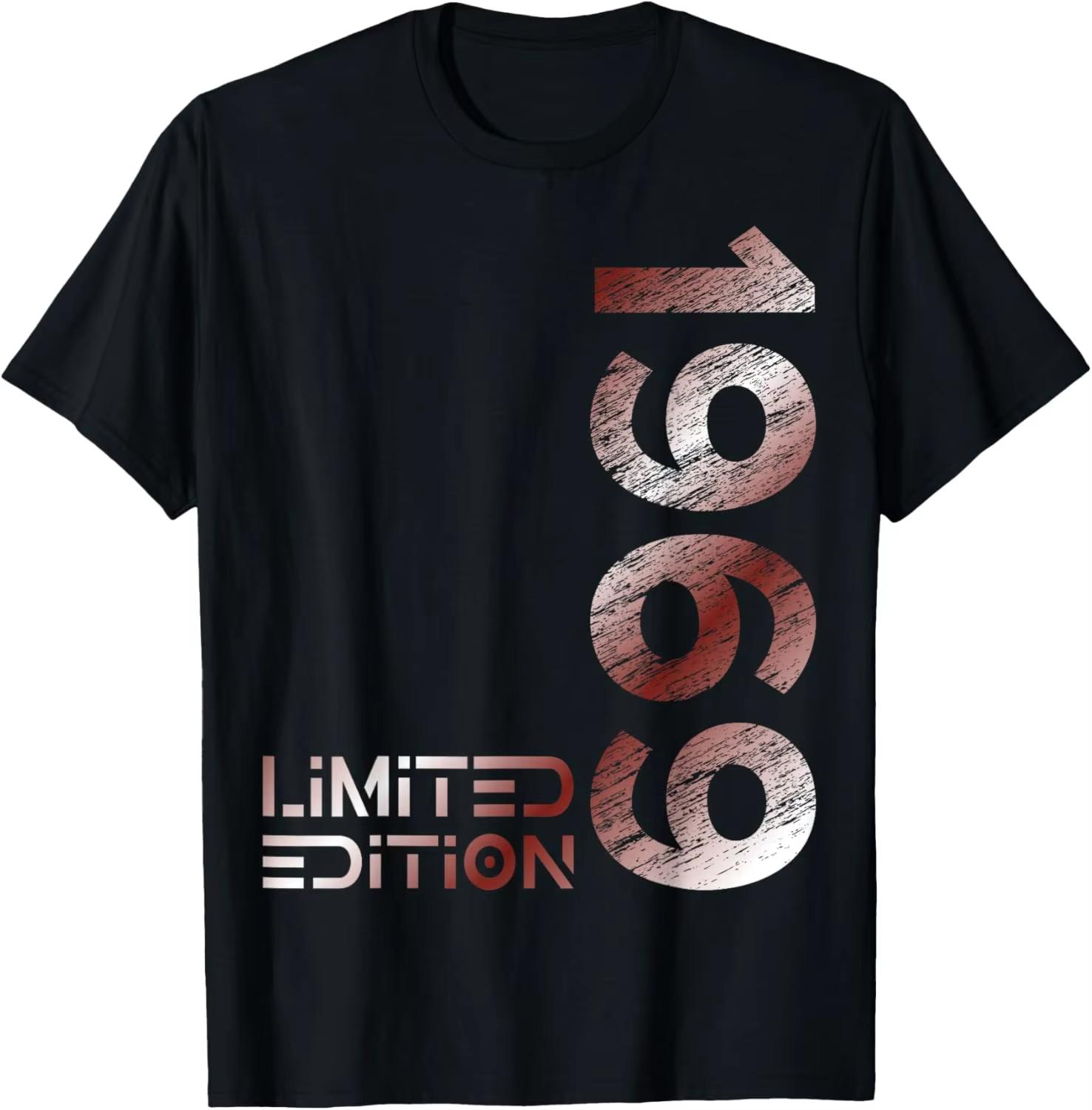 

Limited Edition 1969 56th Birthday Born 1969 T-Shirt Print Original Design Gifts T Shirts Y2k Mens Clothing Camisas Streetwear 4XL